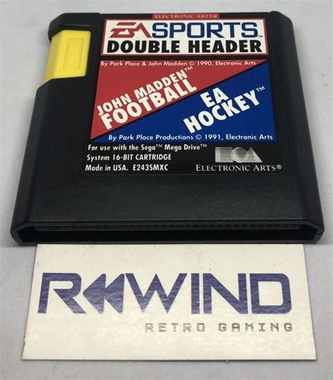 EA Sports Double Header Mega Drive Rewind Retro Gaming