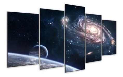 Quadro Pe As Mosaico Espa O Sideral Paisagem Universo Mercadolivre