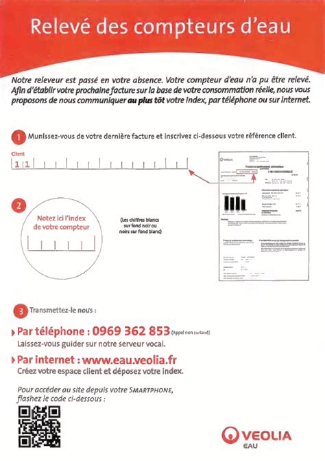 Veolia Relev Des Compteurs Deau Berthecourt Mairie De Berthecourt