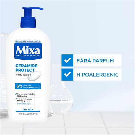 Lotiune De Corp Mixa Ceramide Protect Cu 6 Glicerina Lipide Si