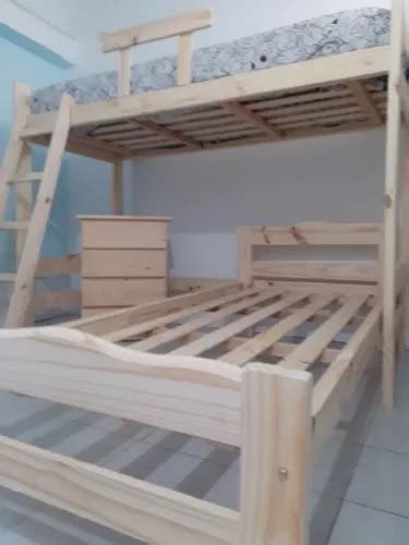 Cama Cucheta Super Puesta Marinera En L De Pino Macizo MercadoLibre