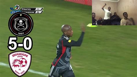 Orlando Pirates Vs Sekhukhune United Extended Highlights All Goals