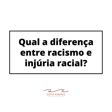 Diferença Racismo E Injuria Racial - Qual a diferença entre racismo e injúria racial? | Jusbrasil