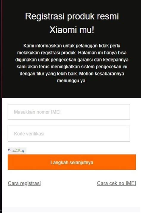 Cara Cek Garansi HP Xiaomi Redmi Dan POCO Secara Online Wajib Tahu