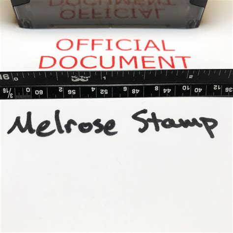 Official Document Rubber Stamp For Office Use Self Inking Melrose