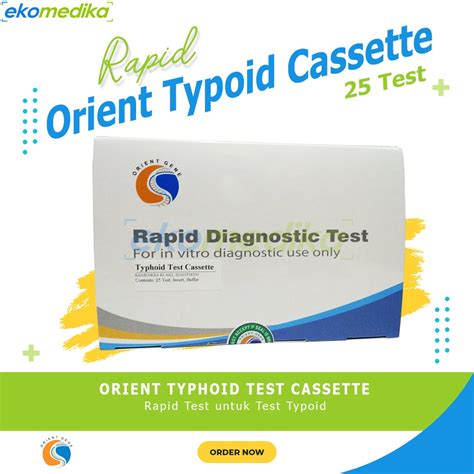 Jual Typoid Igg Igm Salmonella Cassette Orient Gene Typhoid Typoid