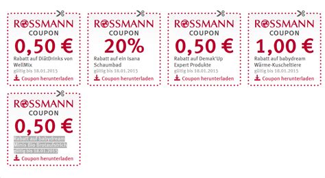 Rossmann Coupons Zum Ausdrucken