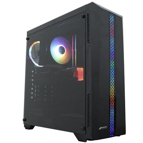 Gabinete Gamer SuperFrame Fortress Mid Tower RGB Vidro Temperado