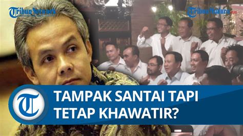 Tampak Santai Tapi Khawatir Inilah Respons Ganjar Pranowo Soal Relawan Jokowi Gibran Dukung