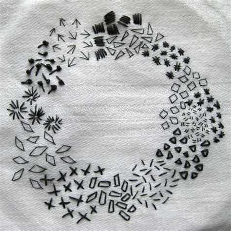 Pin By Donna Harris On Embroidery Black Stitches Hand Embroidery