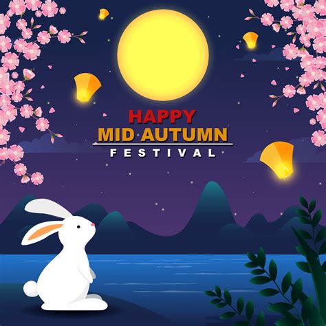 Mid Autumn Festival Moon Vector Art, Icons, and Graphics for Free Download