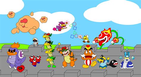 Paper Mario bosses by DarkDiddyKong on DeviantArt