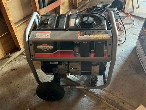 Briggs And Stratton Portable Generator 3500 Watts Sherwood Auctions