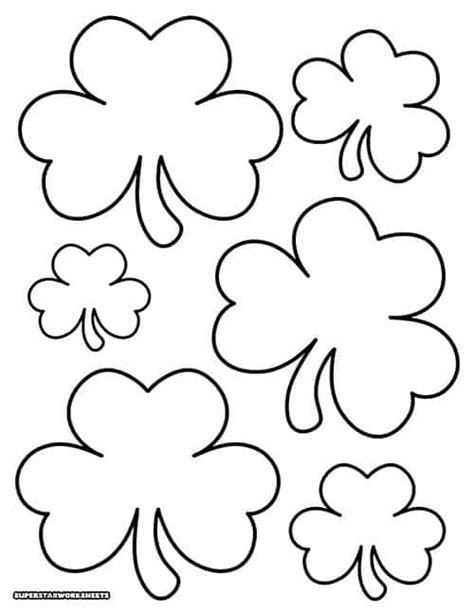 12 Unique Shamrock Templates Free Printable Artofit