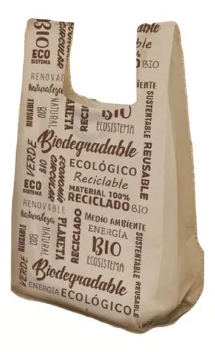 Kilos Bolsa Camiseta Biodegradable Mediana