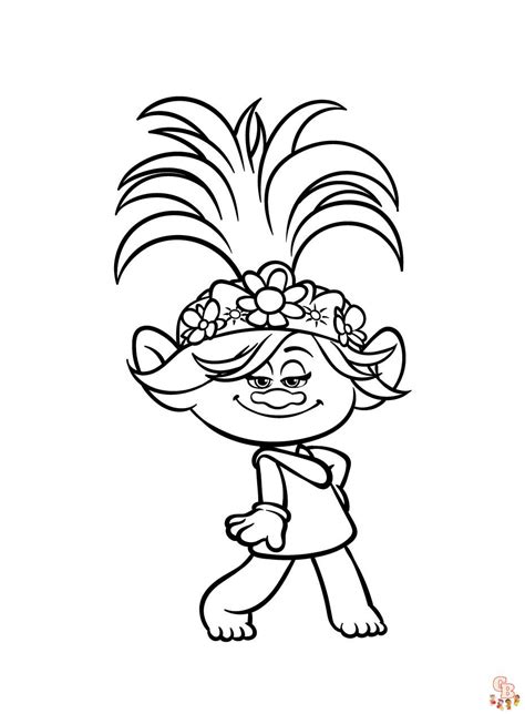 Desenhos Do Trolls Para Colorir Princesa Pop Trolls Para Colorir