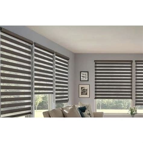 Jute Roller Zebra Blinds Brown At Rs 100sq Ft In Thrippunithura Id