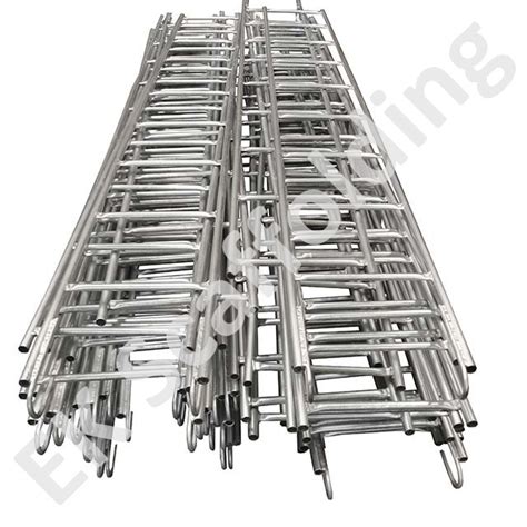 Galvanized Scaffolding Straight Steel Monkey Ladder With Hook From