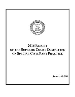 Fillable Online Judiciary State Nj 2016 Report New Jersey Courts