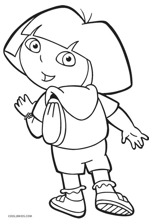 Free Printable Dora Coloring Pages For Kids | Cool2bKids