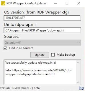 RDP Wrapper Confg Update