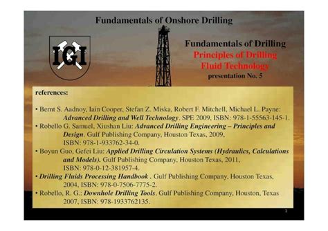 PDF Fundamentals Of Onshore Drilling Fundamentals Of Drilling