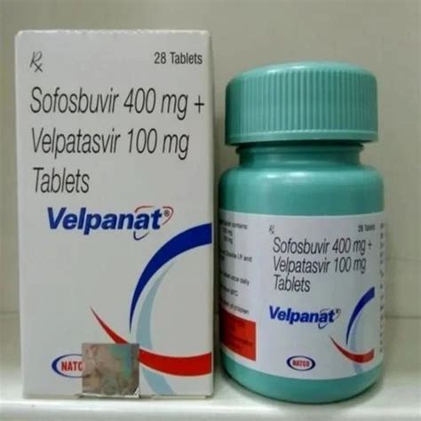 Mg Mg Sofosbuvir And Velpatasvir Tablet At Rs Bottle In