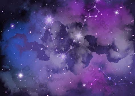 Galaxy Nebula Background Gradient Constellation Universe | PSD Free ...