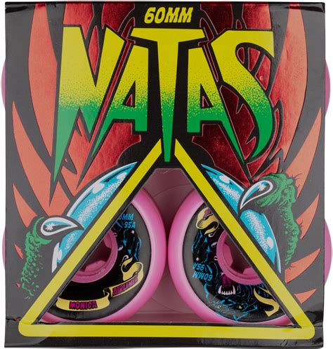 Slime Balls Natas Panther Vomits Skateboard Wheels Pink 95a Tactics