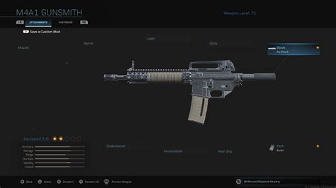 Choosing ‘no Stock On The Og M16 Blueprint Removes The Handle Trigger Mag Release Fire