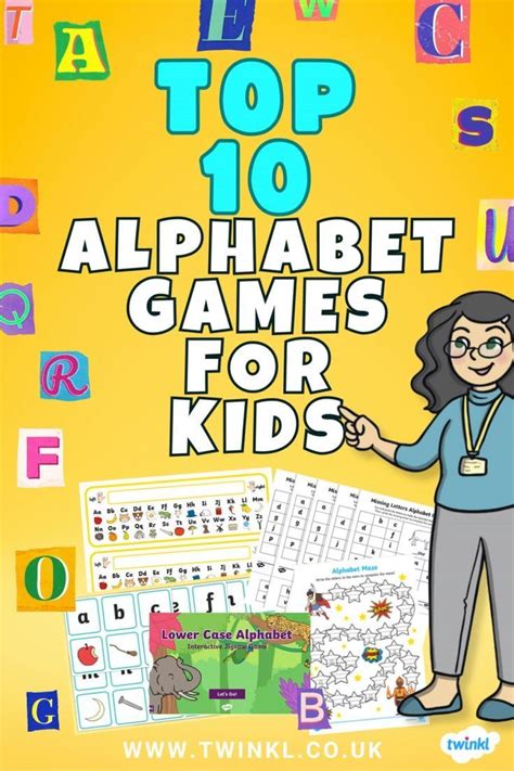 Top 10 alphabet games for kids – Artofit