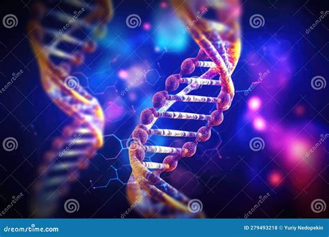 Biotecnologia E Modificazione Genetica Aie Generativa Illustrazione Di