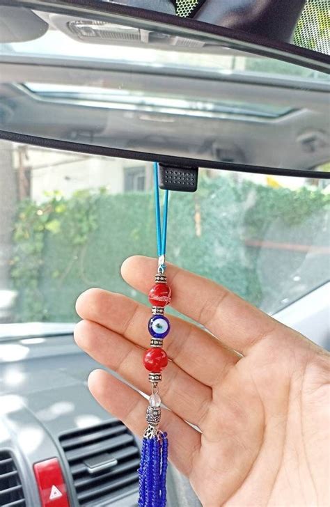 Car Rear View Mirror Charm Evil Eye Car Hanging Car Protection