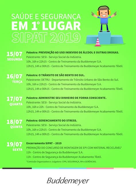 Programação Sipat 2019 Eusoubud