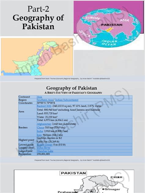 Geography of Pakistan | PDF | Pakistan | South Asia