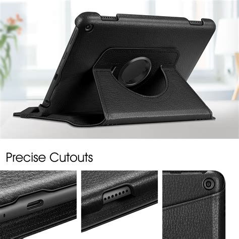 For Amazon Fire HD 8 & HD 8 Plus (10th Gen 2020) Case 360° Rotating ...