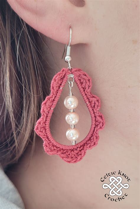 Crochet Earrings Quick And Elegant Free Pattern Celtic Knot Crochet