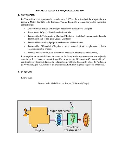 Transmision En La Maquinaria Pesada Transmision En La Maquinaria