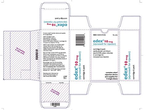 Edex Injection - FDA prescribing information, side effects and uses