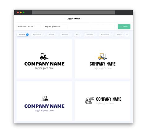 Forklift Logo Design: Create Your Own Forklift Logos
