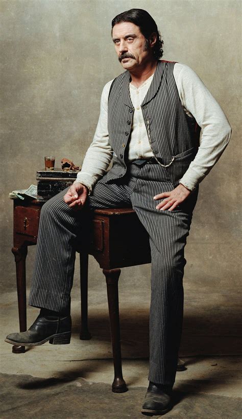 Al Swearengen's costume, in Deadwood | Fashion, Style, Character design