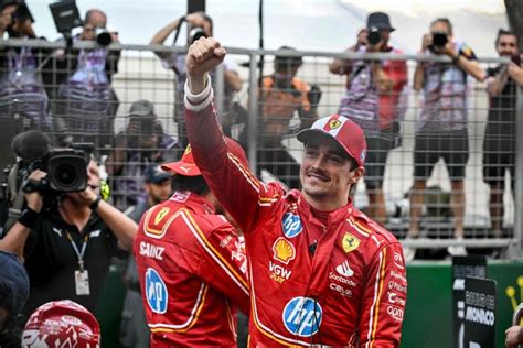 Leclerc Da Escuderia Italiana Ferrari Faz Hist Ria E Vence Gp De