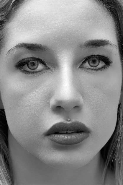 Premium Photo Close Up Portrait Of Beautiful Young Woman