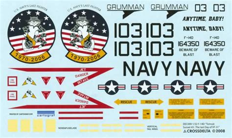 F 14D Tomcat Decal Review By Rodger Kelly Crosselta 1 32