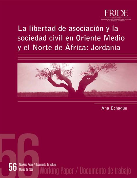 La Libertad De Asociación Y La Sociedad Civil En Oriente Medio Y