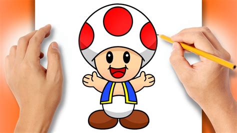 Como Desenhar O Toad Do Super Mario Bros C Mo Dibujar Sapo De Super