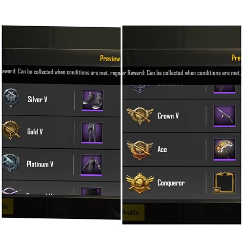 Season 6 Tier Rewards R PUBGMobile