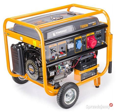 Agregat PRĄDOTWÓRCZY Generator 7500W 230V 400V AVR 7500M EL Katowice