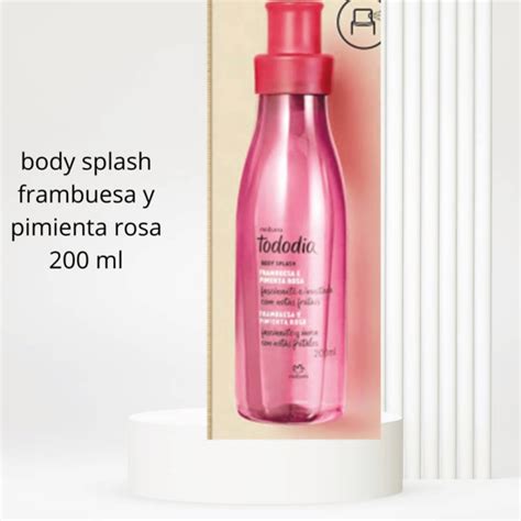 Body Splash Natura Tododia Frambuesa Y Pimienta Rosa Moda De Mujer