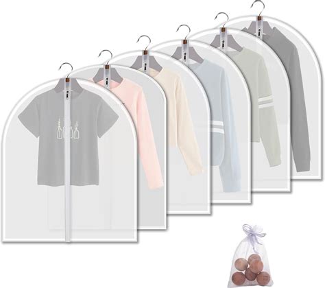 Plastic Garment Bags Clothing Storage Bags Hanging For